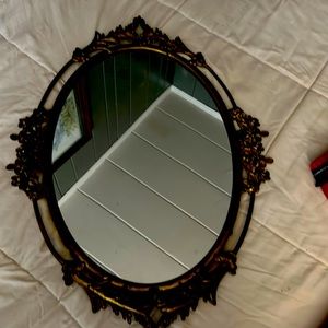Antique gold mirror, heavy, no scratches #antique #vintage #goldmirror